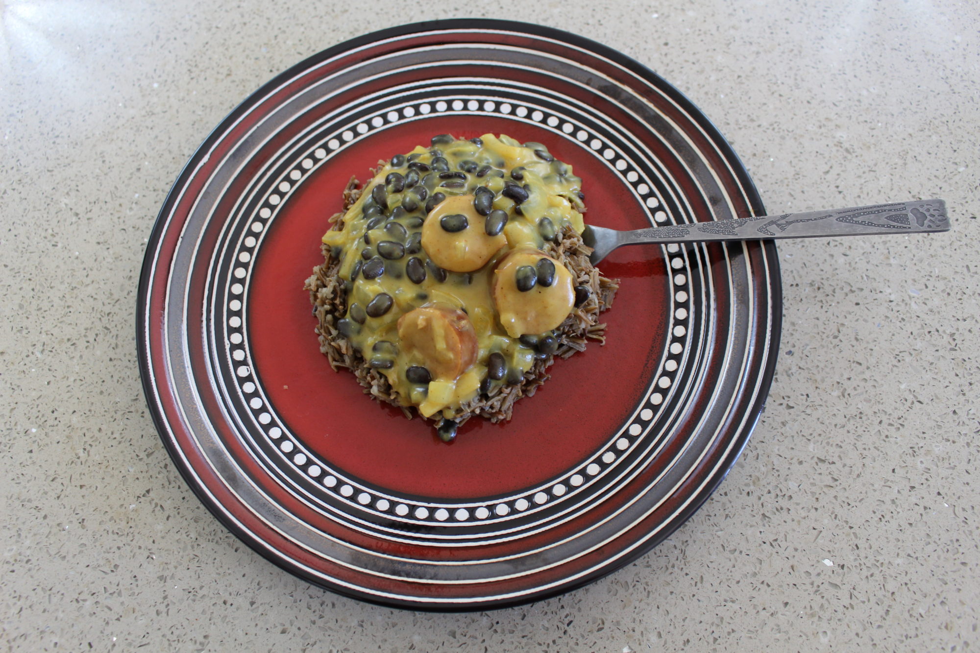 Dirty Tepary Beans and Wild Rice