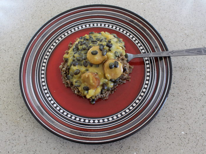 Dirty Tepary Beans and Wild Rice
