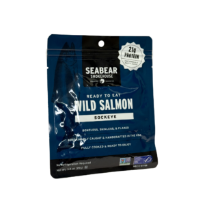 SeaBear Smokehouse, Ready-to-Eat Wild Sockeye Salmon - 3.5 oz