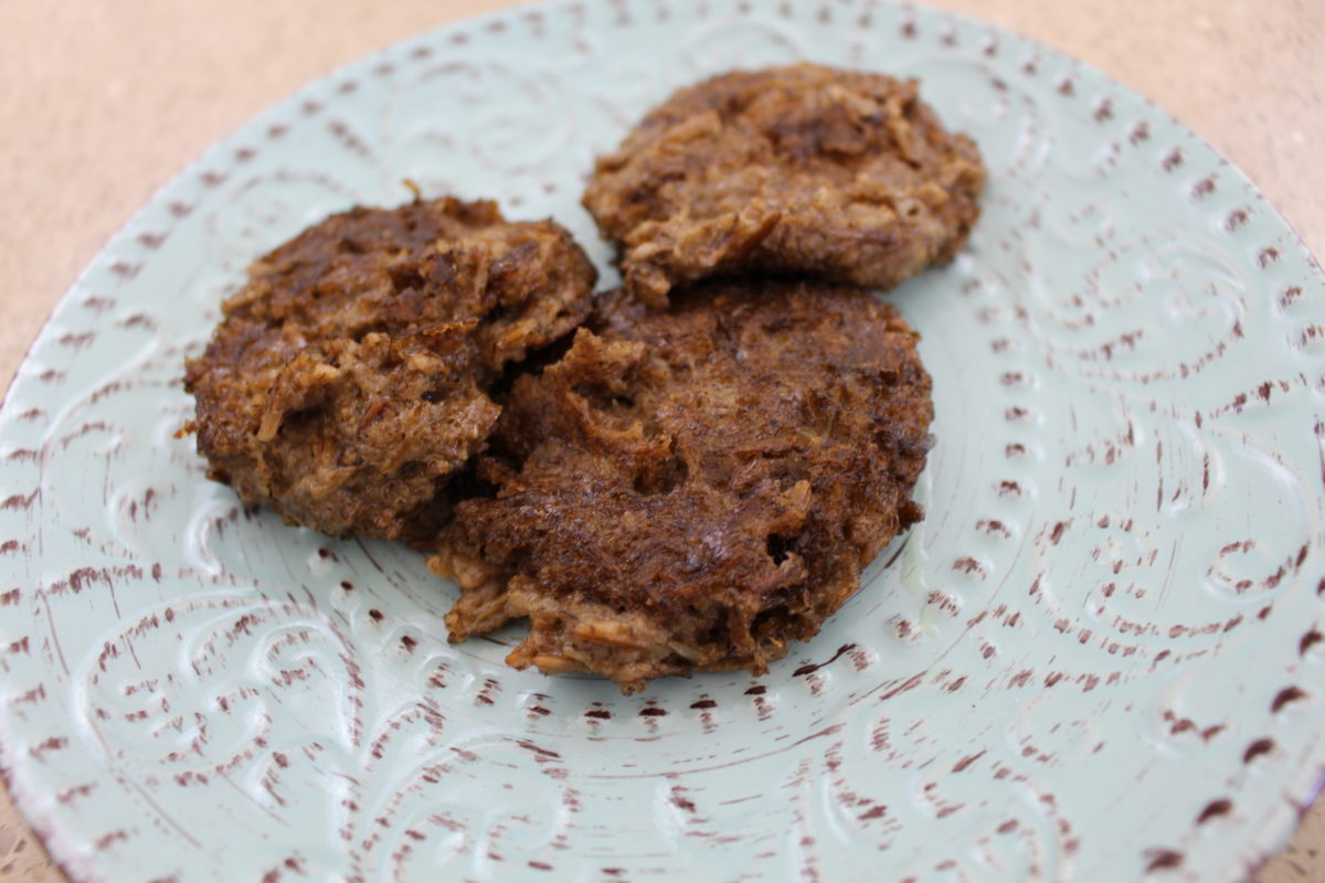 wild rice cakes closeup