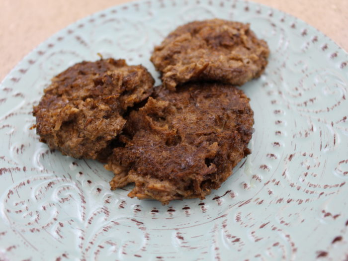 wild rice cakes closeup