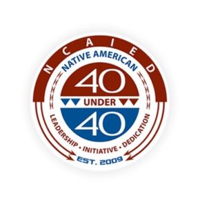 NCAIED 40 under 40 logo