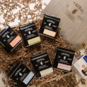 Tribal Tea Set includes 6 flavors and a steeping basket